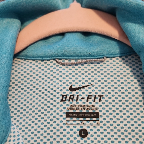 Nike Light Blue Zip-Up Jacket - Picture 2 of 3